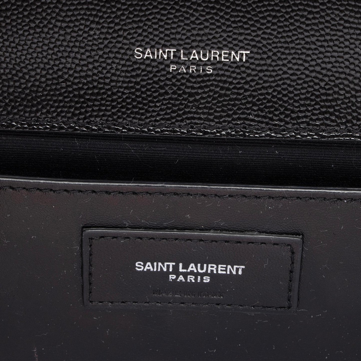 Saint Laurent Mixed Matelasse Grain de Poudre Monogram Medium Shoulder Bag xBAr0v