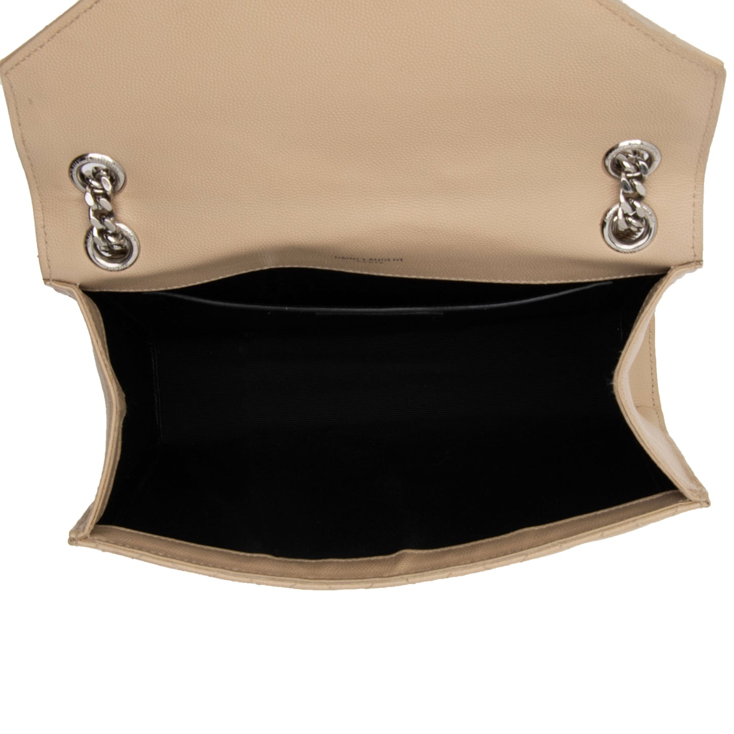 Saint Laurent Mixed Matelasse Grain de Poudre Monogram Medium Shoulder Bag AvP2UF
