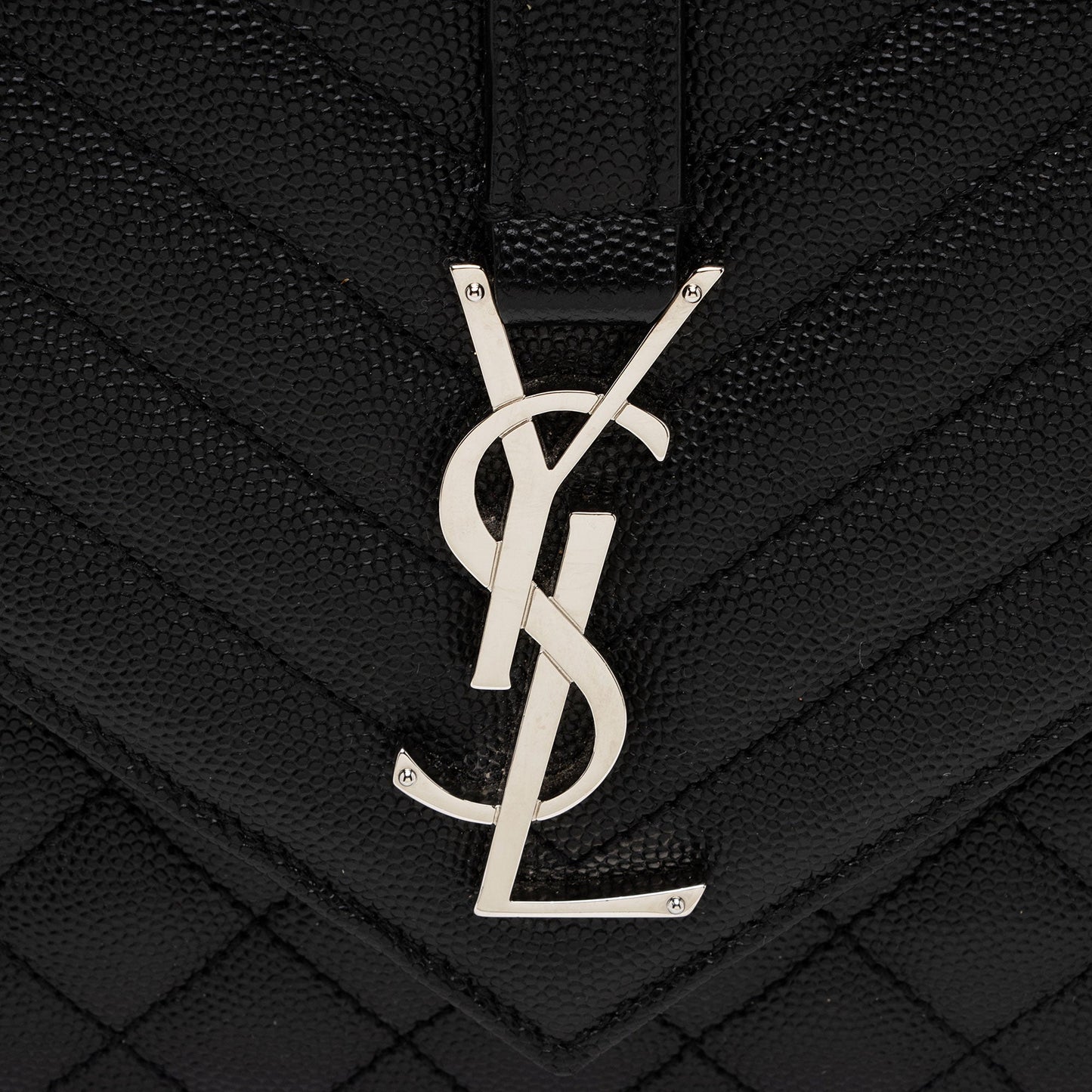 Saint Laurent Mixed Matelasse Grain de Poudre Monogram Medium Shoulder Bag TEWHpY