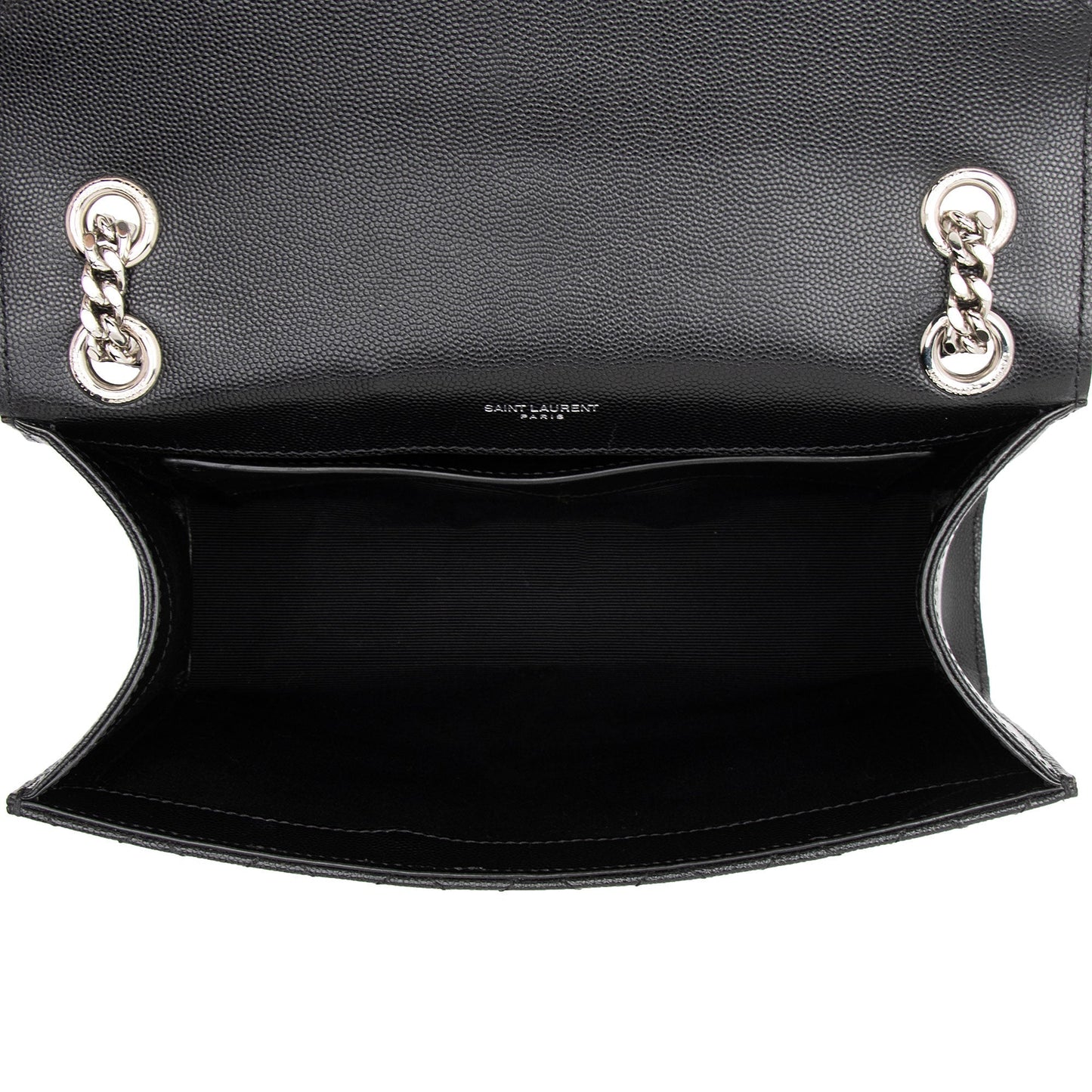 Saint Laurent Mixed Matelasse Grain de Poudre Monogram Medium Shoulder Bag TEWHpY