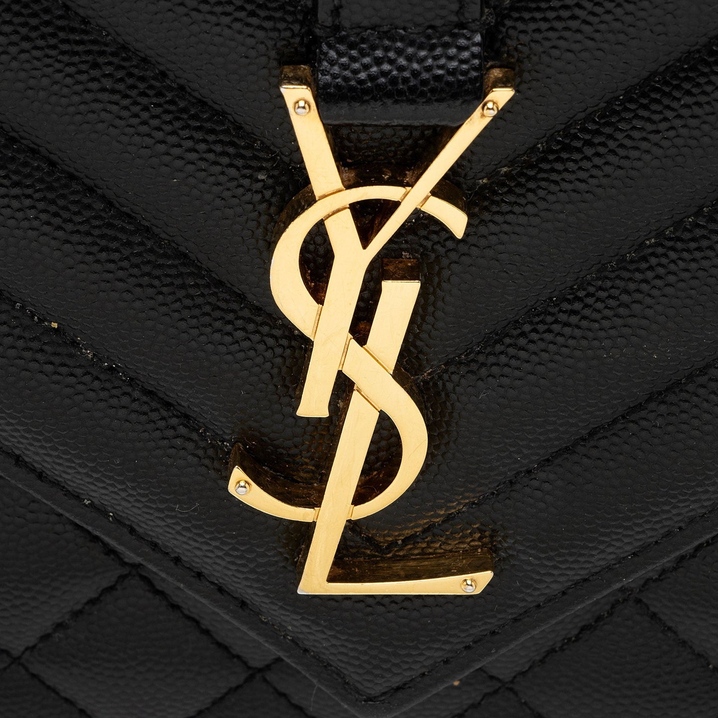 Saint Laurent Mixed Matelasse Grain de Poudre Monogram Medium Shoulder Bag nC1SPa
