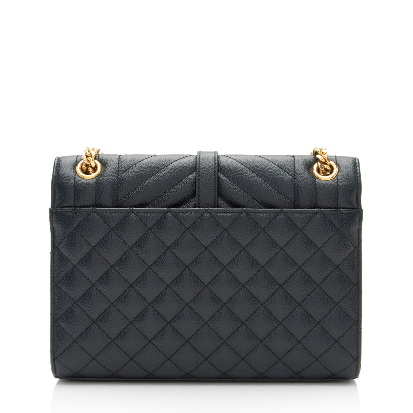 Saint Laurent Mixed Matelasse Grain de Poudre Monogram Medium Shoulder Bag EraTyH