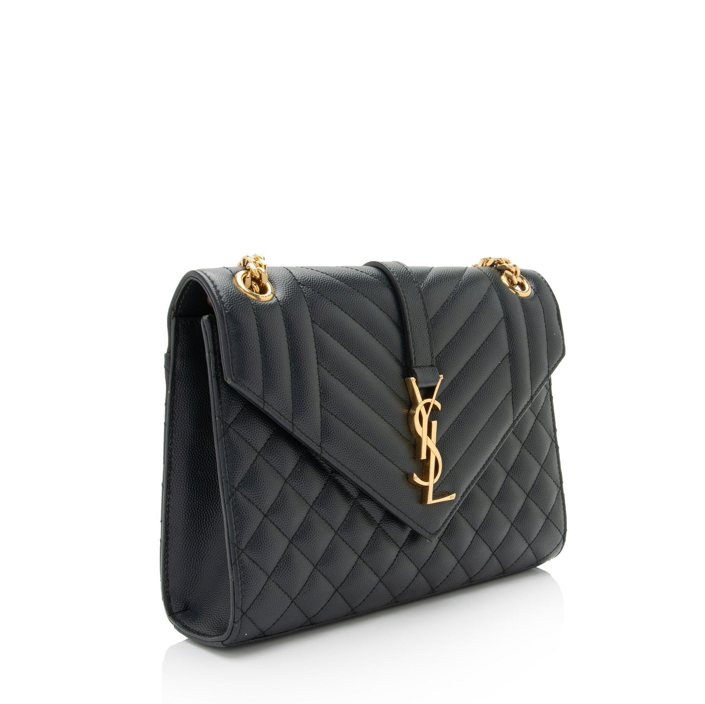 Saint Laurent Mixed Matelasse Grain de Poudre Monogram Medium Shoulder Bag EraTyH