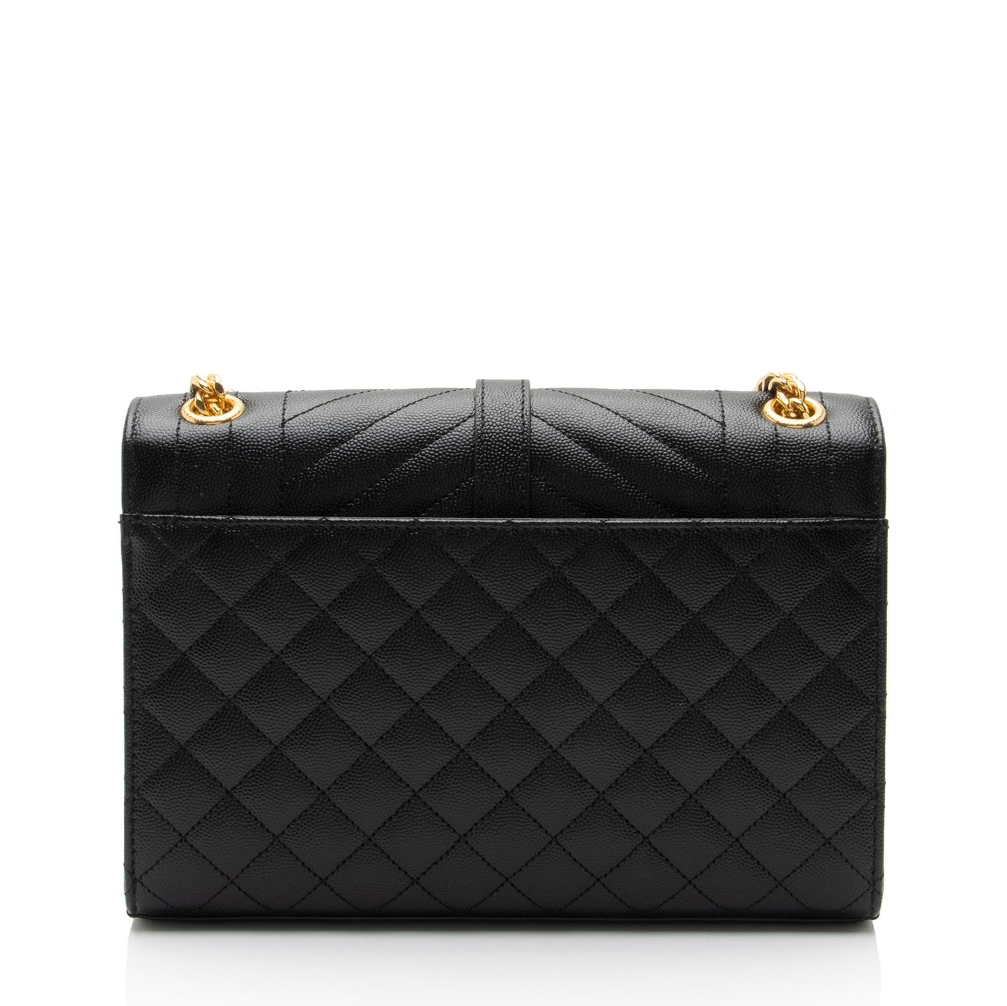 Saint Laurent Mixed Matelasse Grain de Poudre Monogram Medium Shoulder Bag vIsSXF