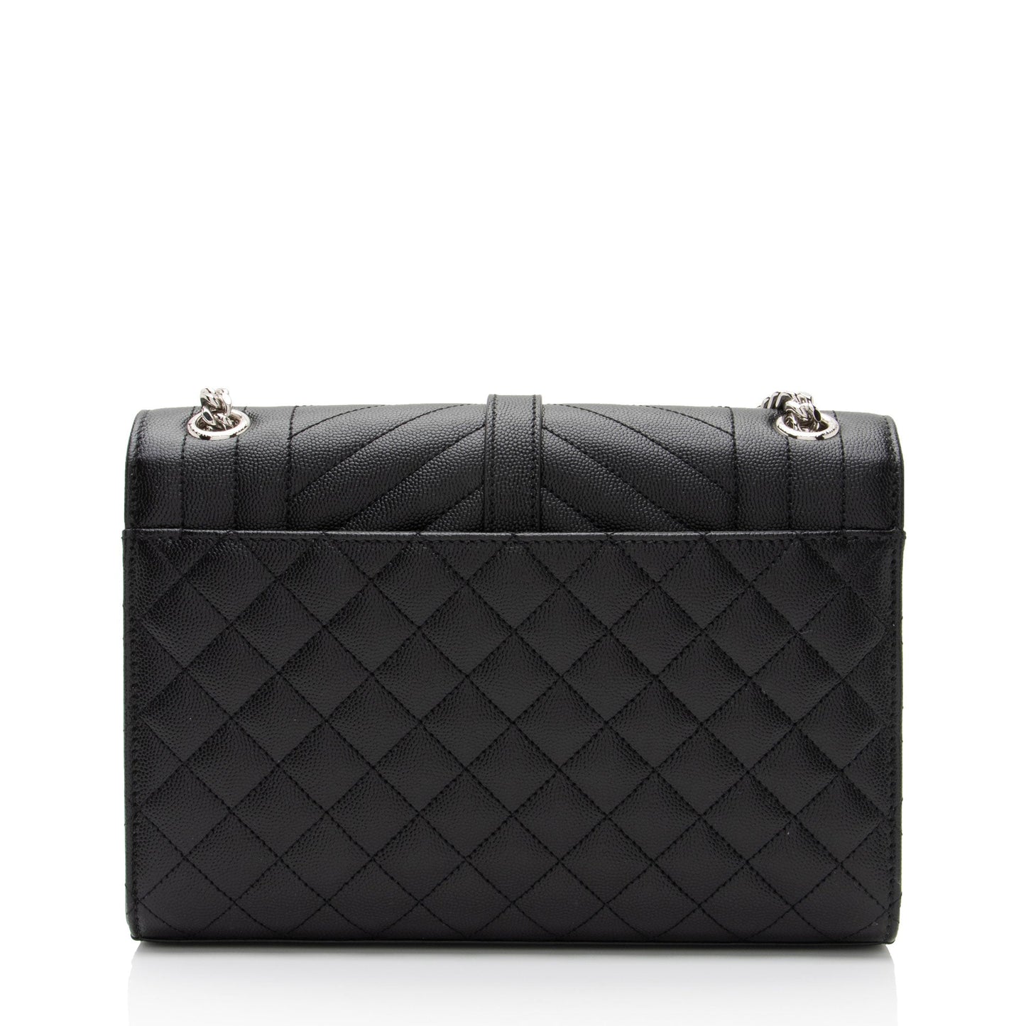 Saint Laurent Mixed Matelasse Grain de Poudre Monogram Medium Shoulder Bag RgW8Jm