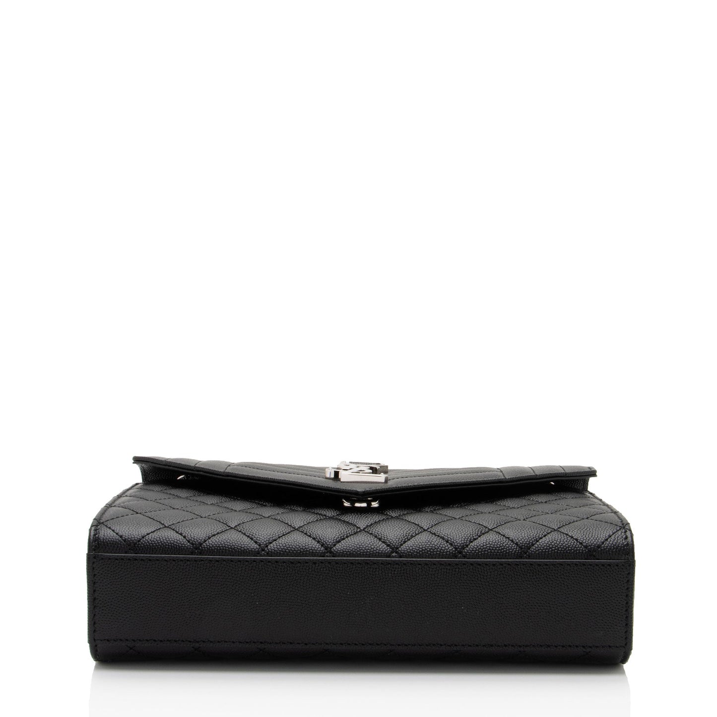 Saint Laurent Mixed Matelasse Grain de Poudre Monogram Medium Shoulder Bag RgW8Jm