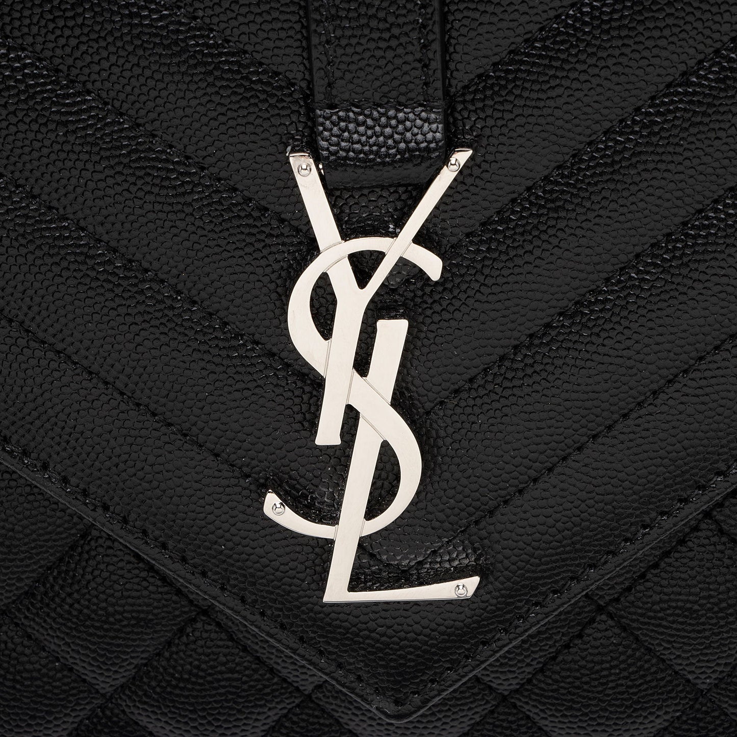 Saint Laurent Mixed Matelasse Grain de Poudre Monogram Medium Shoulder Bag RgW8Jm