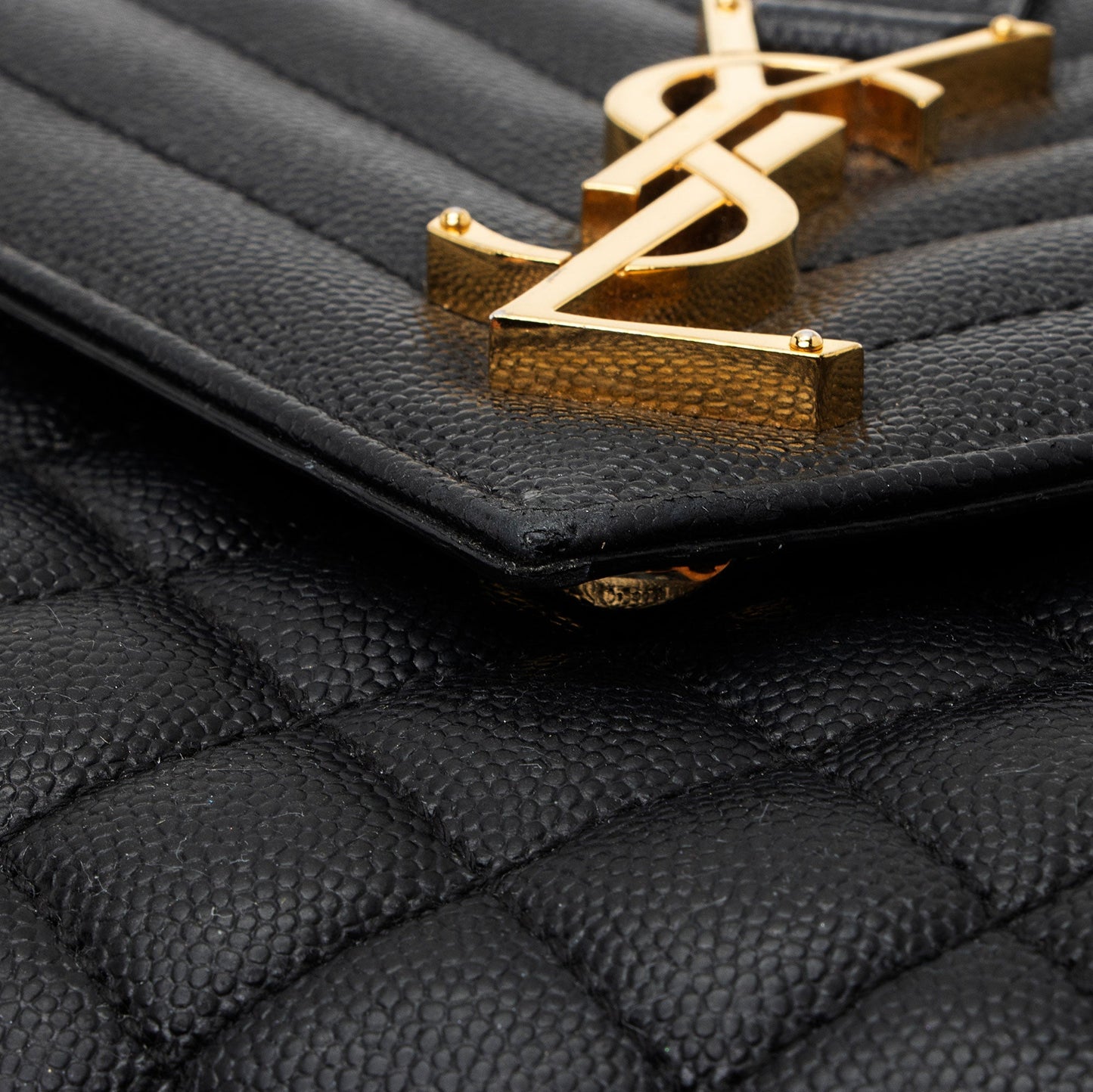 Saint Laurent Mixed Matelasse Grain de Poudre Monogram Medium Shoulder Bag rmK6K7
