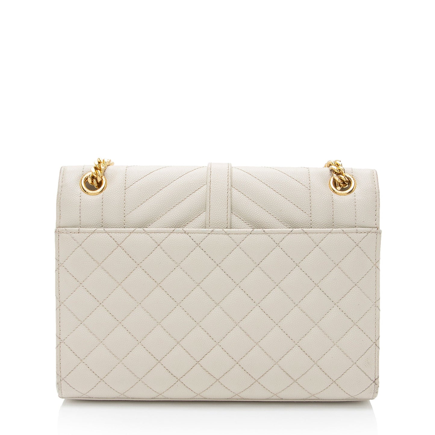 Saint Laurent Mixed Matelasse Grain de Poudre Monogram Medium Shoulder Bag zIEuMS