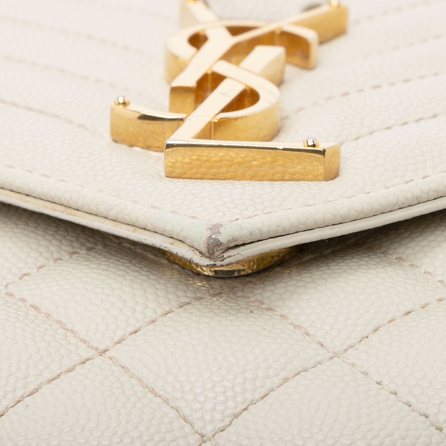 Saint Laurent Mixed Matelasse Grain de Poudre Monogram Medium Shoulder Bag zIEuMS