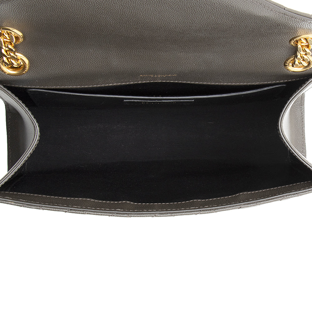 Saint Laurent Mixed Matelasse Leather Classic Monogram Medium Shoulder Bag 20656