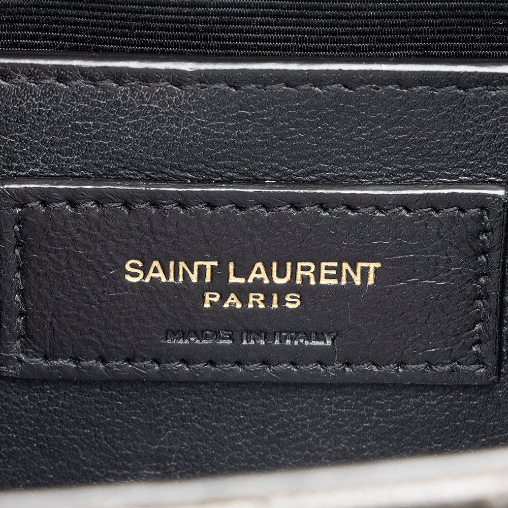 Saint Laurent Mixed Matelasse Leather Classic Monogram Medium Shoulder Bag 20656