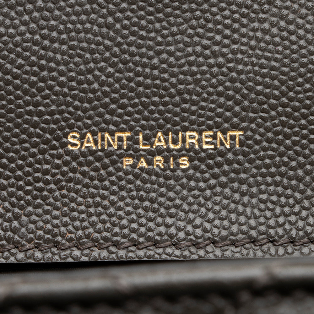 Saint Laurent Mixed Matelasse Leather Classic Monogram Medium Shoulder Bag 20656