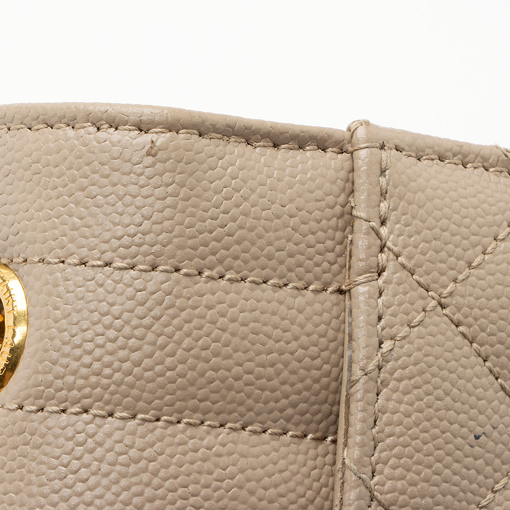 Saint Laurent Mixed Matelasse Leather Classic Monogram Small Shoulder Bag 21396