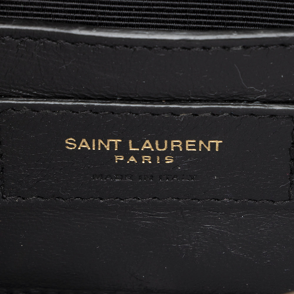 Saint Laurent Mixed Matelasse Leather Classic Monogram Small Shoulder Bag 21396