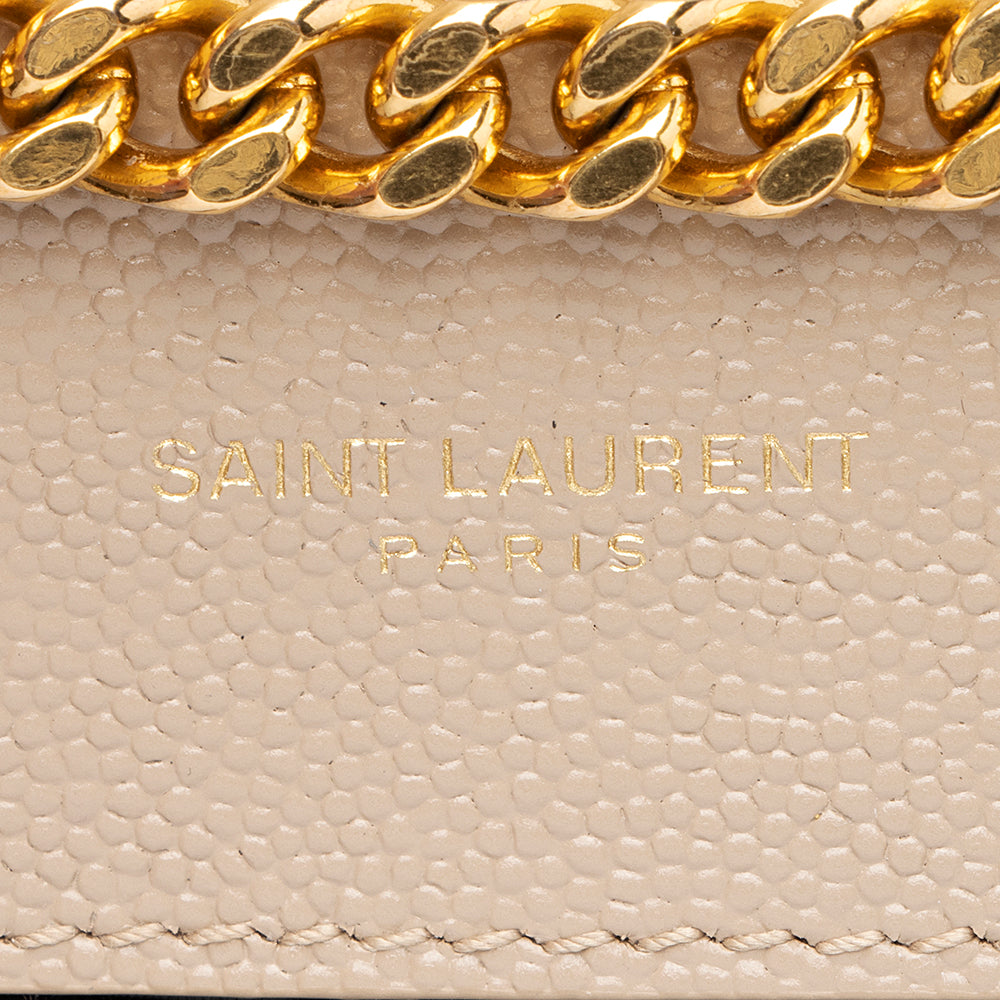 Saint Laurent Mixed Matelasse Leather Classic Monogram Small Shoulder Bag 21396