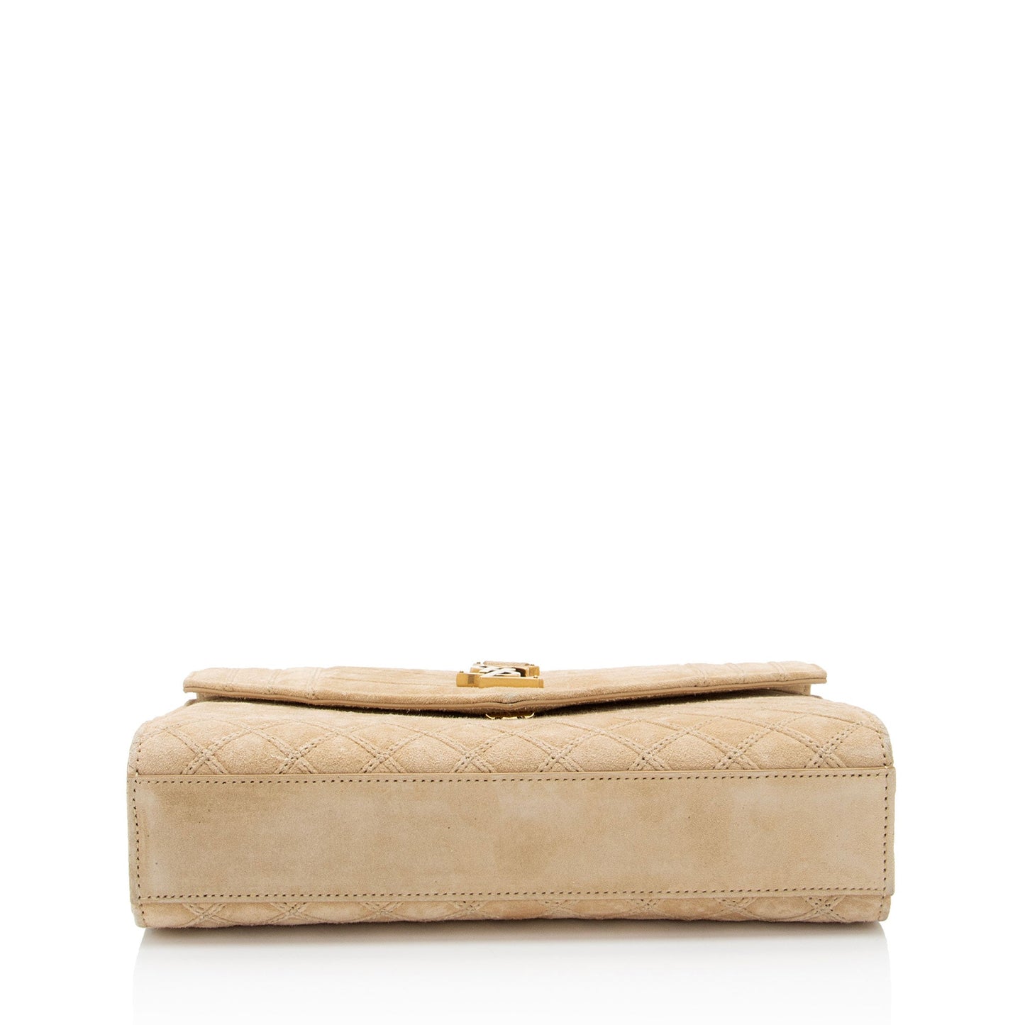 Saint Laurent Mixed Matelasse Suede Monogram Medium Shoulder Bag cKetUS