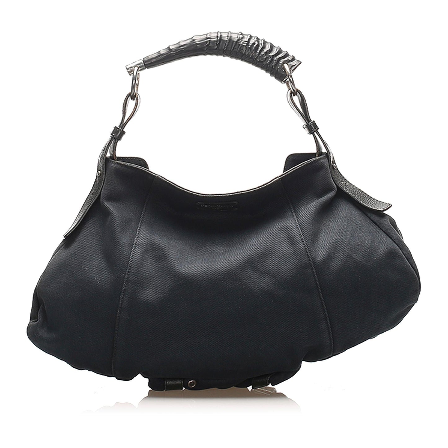 Saint Laurent Mombasa Canvas Handbag (SHG-22380