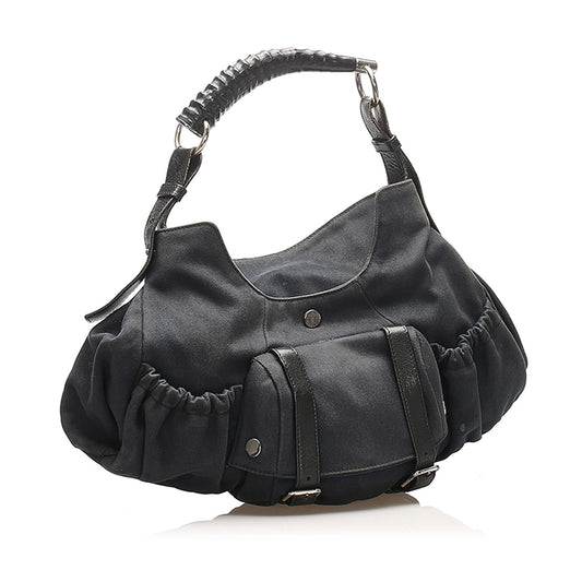 Saint Laurent Mombasa Canvas Handbag (SHG-22380