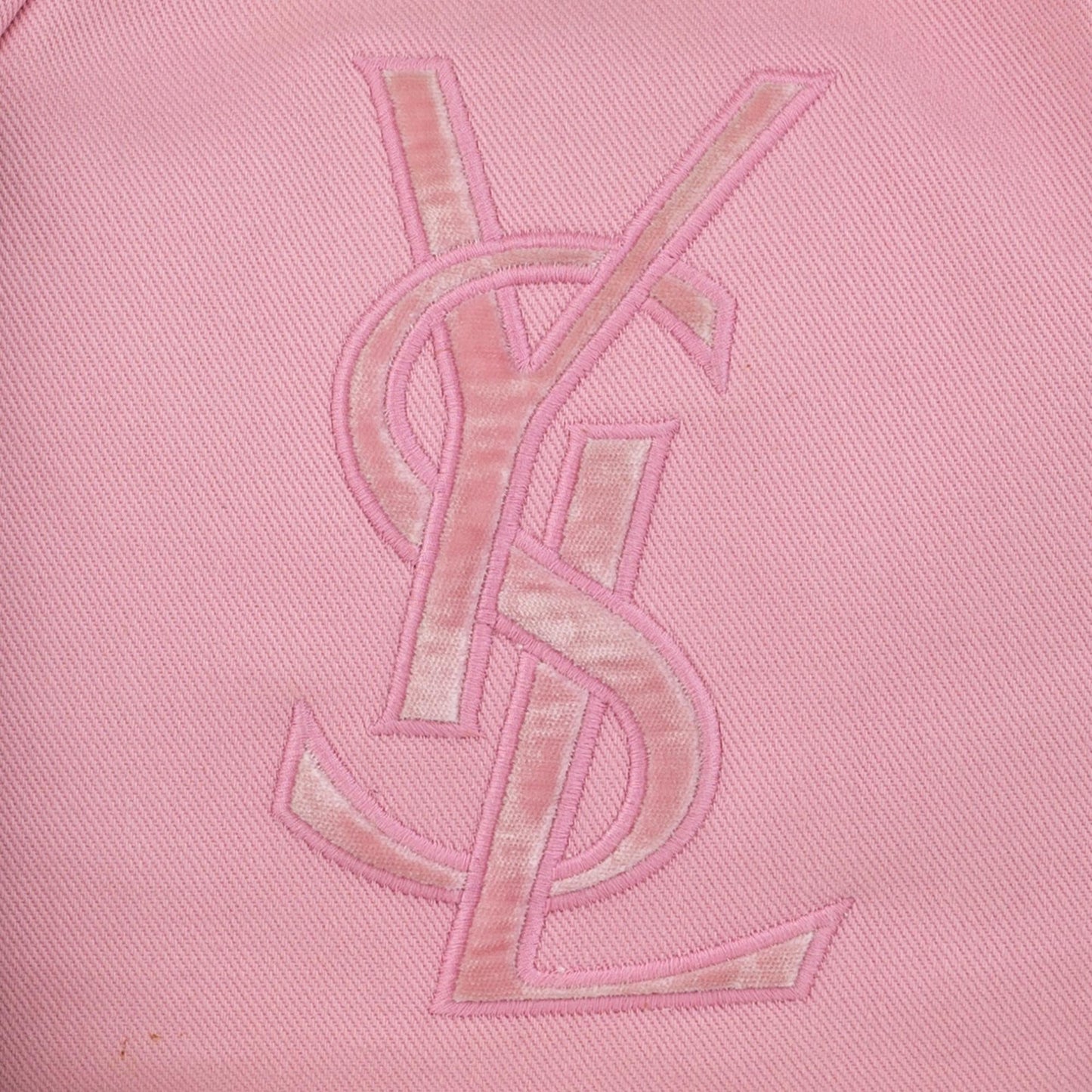 Saint Laurent Mombasa Canvas Shoulder Bag (SHG-33719