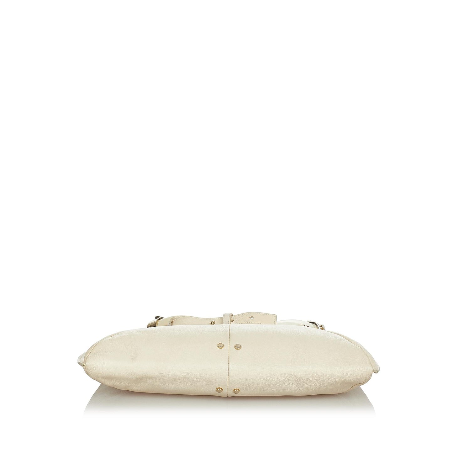 Saint Laurent Mombasa Double Horn Leather Shoulder Bag (SHG-24253