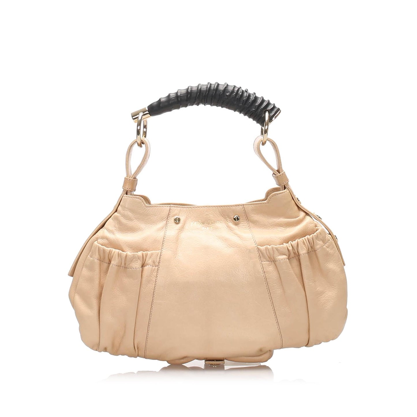 Saint Laurent Mombasa Leather Hobo Bag (SHG-24031