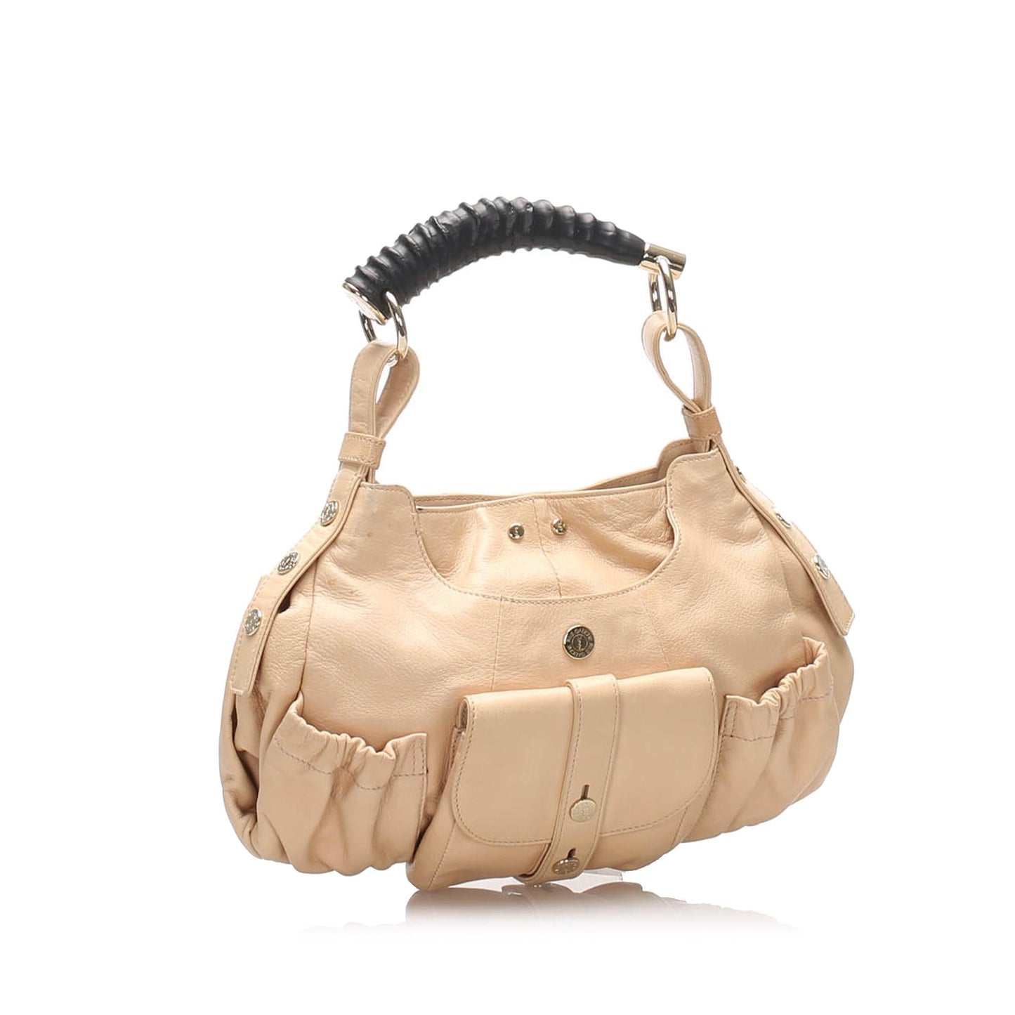 Saint Laurent Mombasa Leather Hobo Bag (SHG-24031