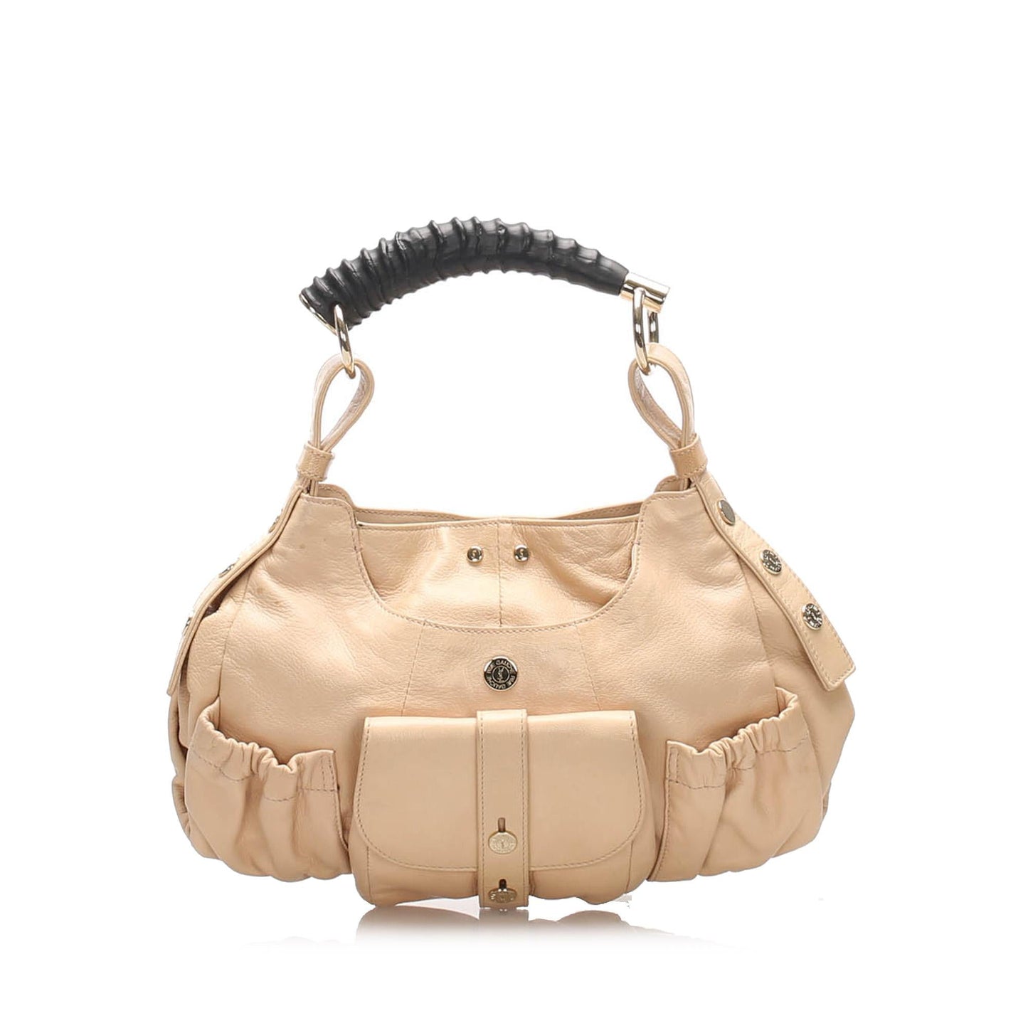 Saint Laurent Mombasa Leather Hobo Bag (SHG-32194