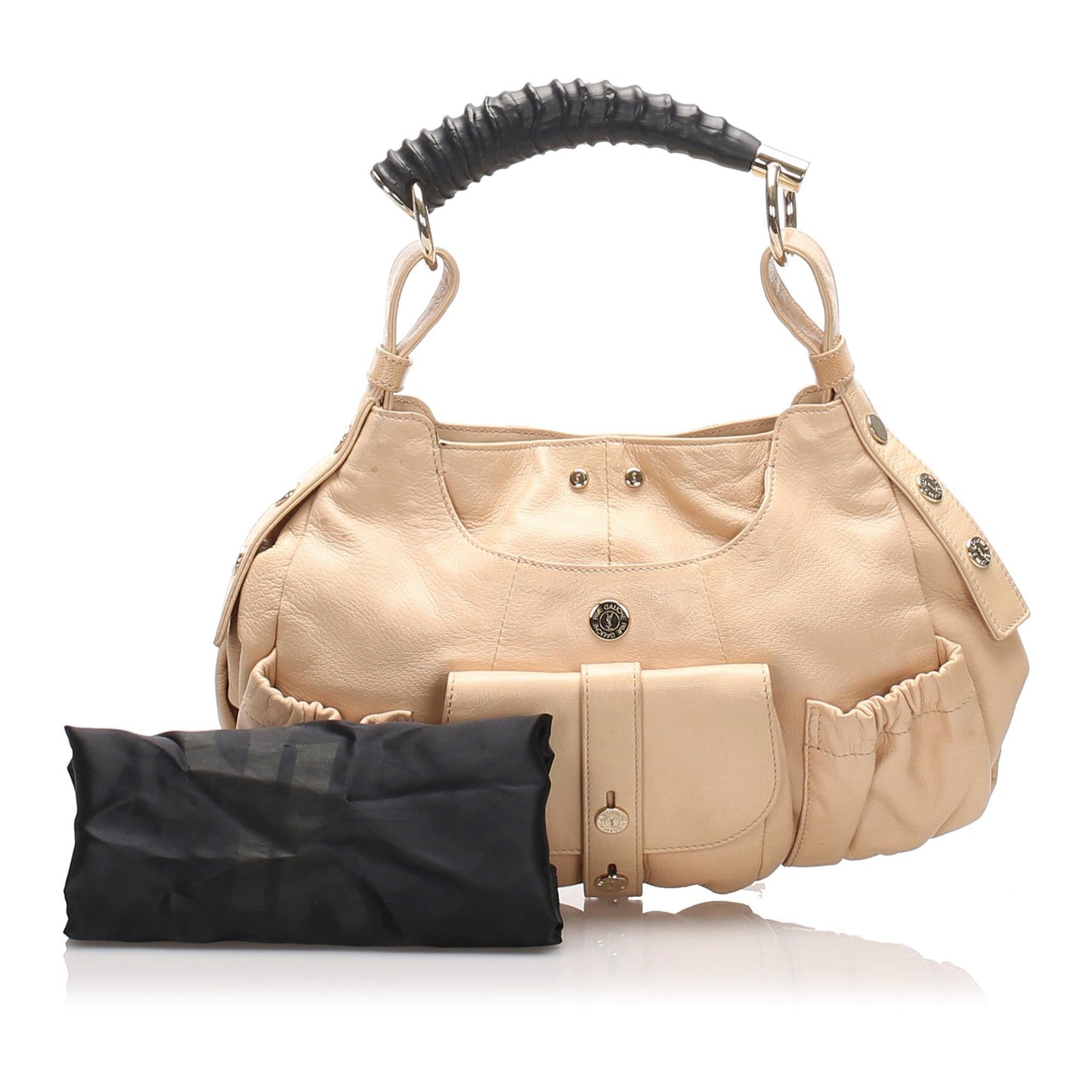 Saint Laurent Mombasa Leather Hobo Bag (SHG-32194