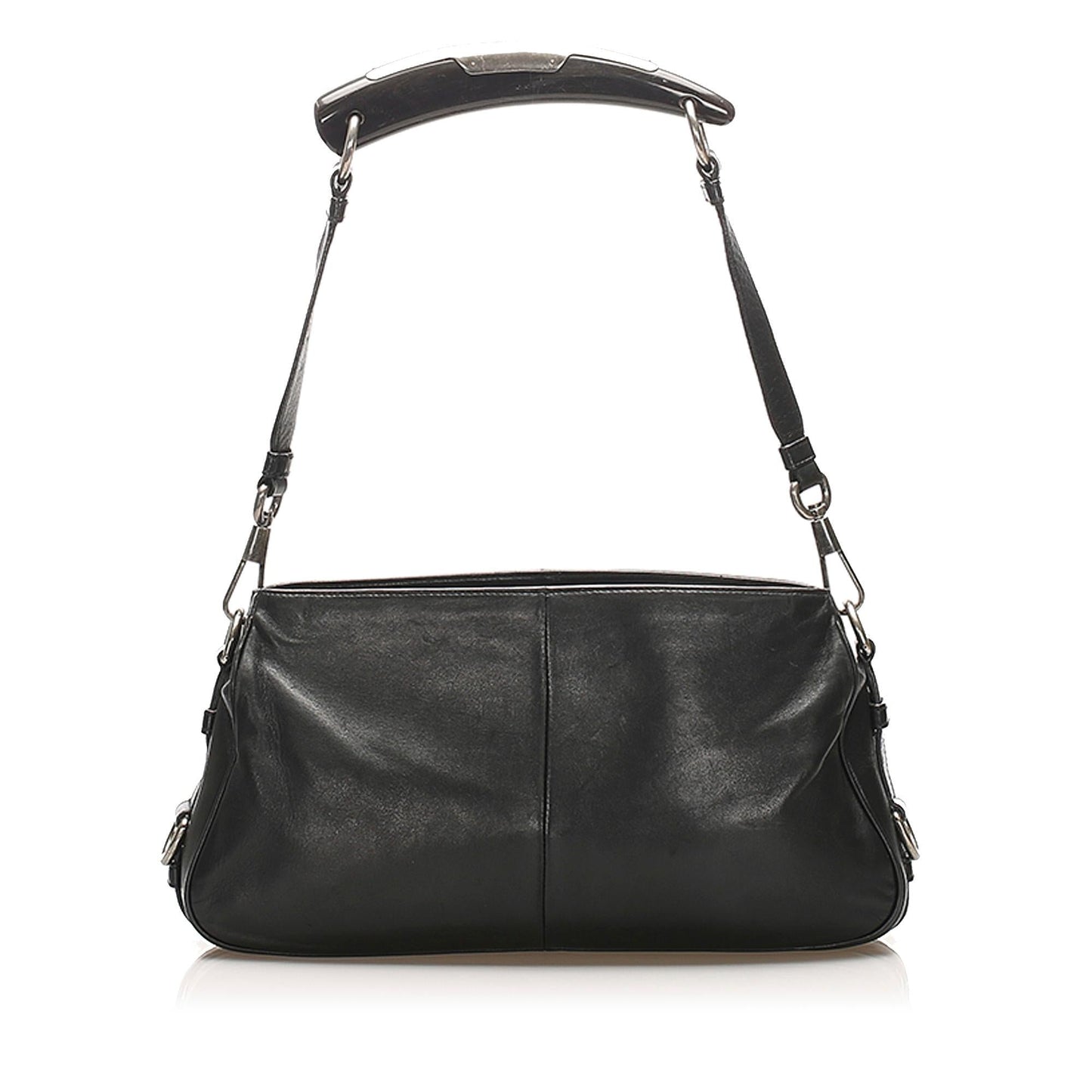 Saint Laurent Mombasa Leather Shoulder Bag (SHG-22379