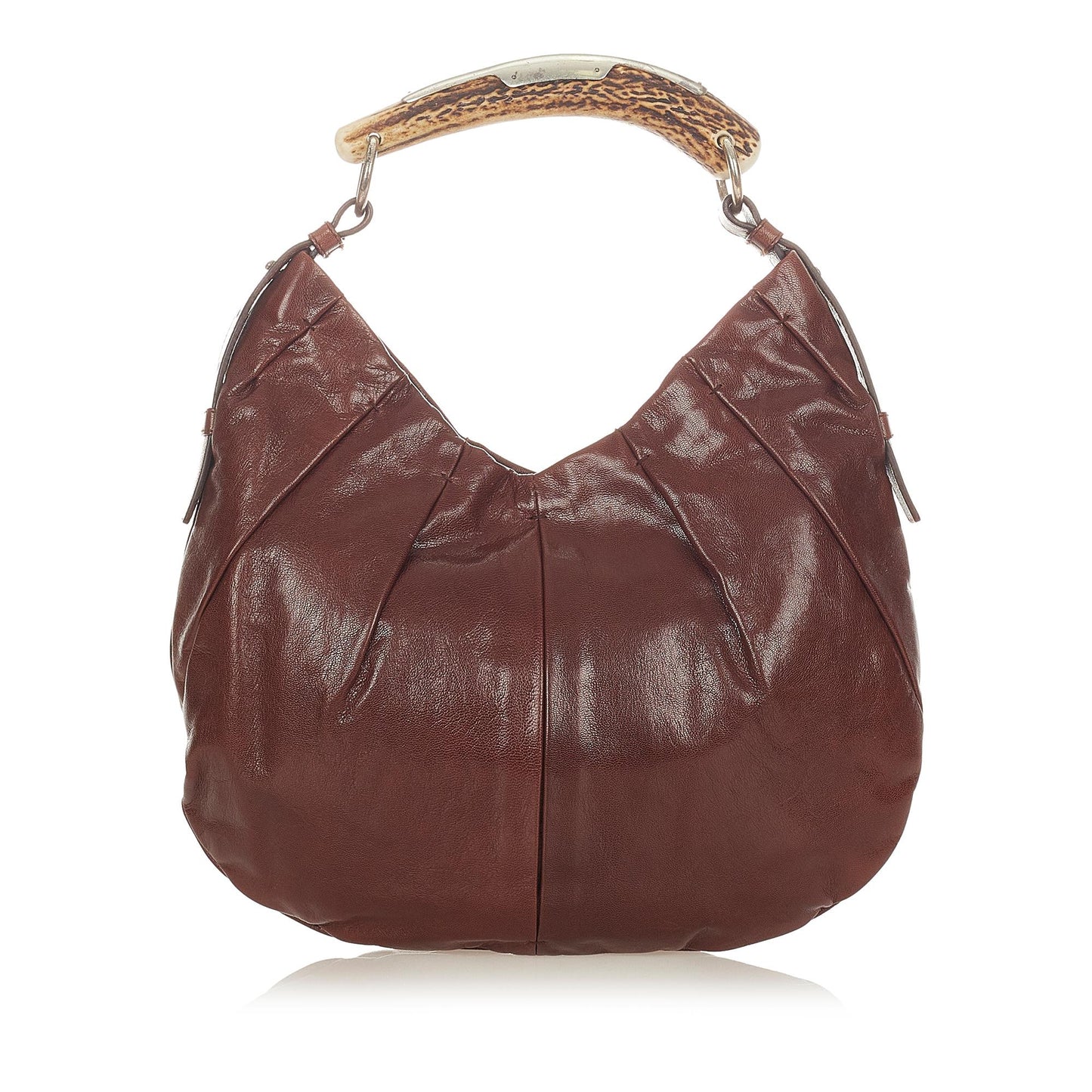 Saint Laurent Mombasa Leather Shoulder Bag (SHG-26213