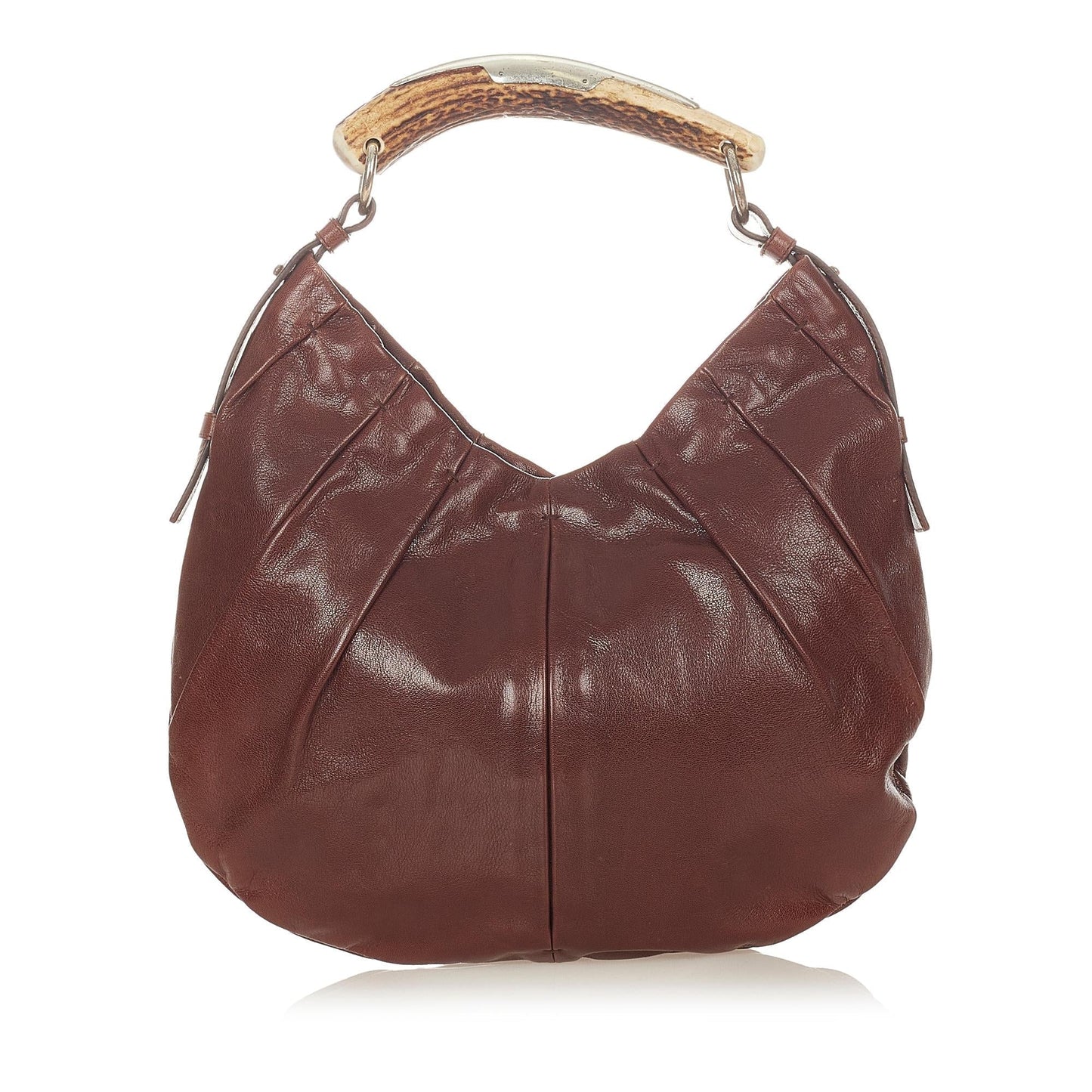 Saint Laurent Mombasa Leather Shoulder Bag (SHG-26213
