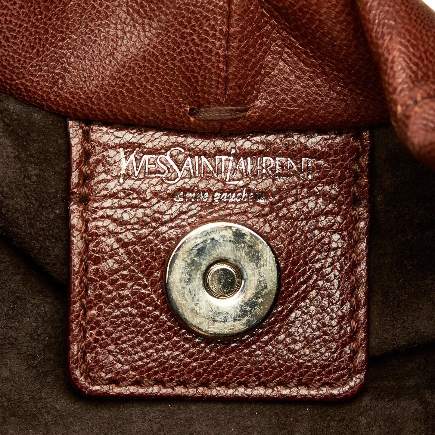 Saint Laurent Mombasa Leather Shoulder Bag (SHG-26213