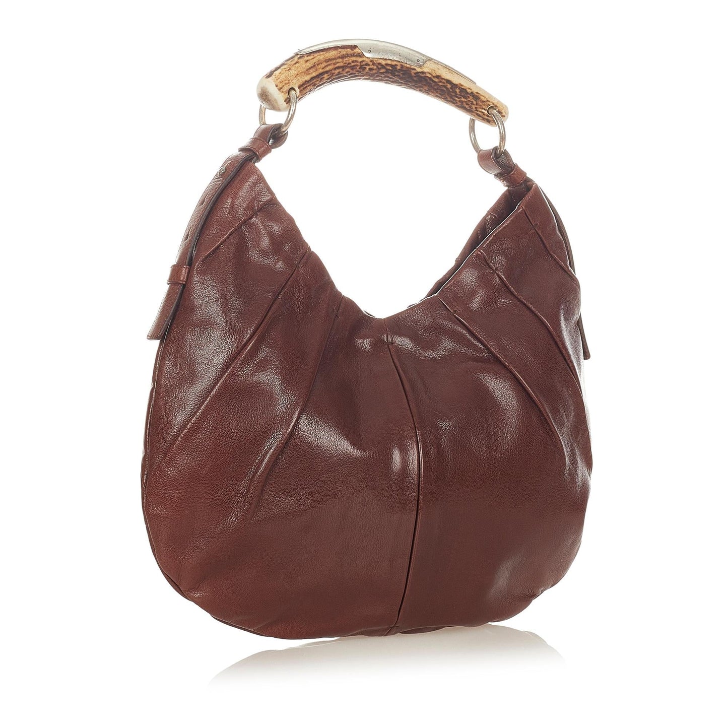 Saint Laurent Mombasa Leather Shoulder Bag (SHG-26213