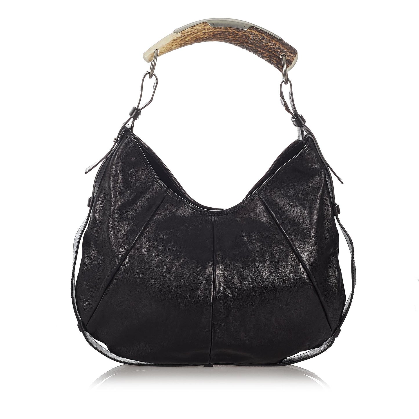 Saint Laurent Mombasa Leather Shoulder Bag (SHG-27088