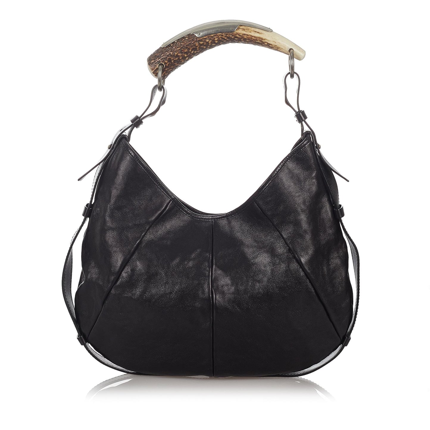 Saint Laurent Mombasa Leather Shoulder Bag (SHG-27088