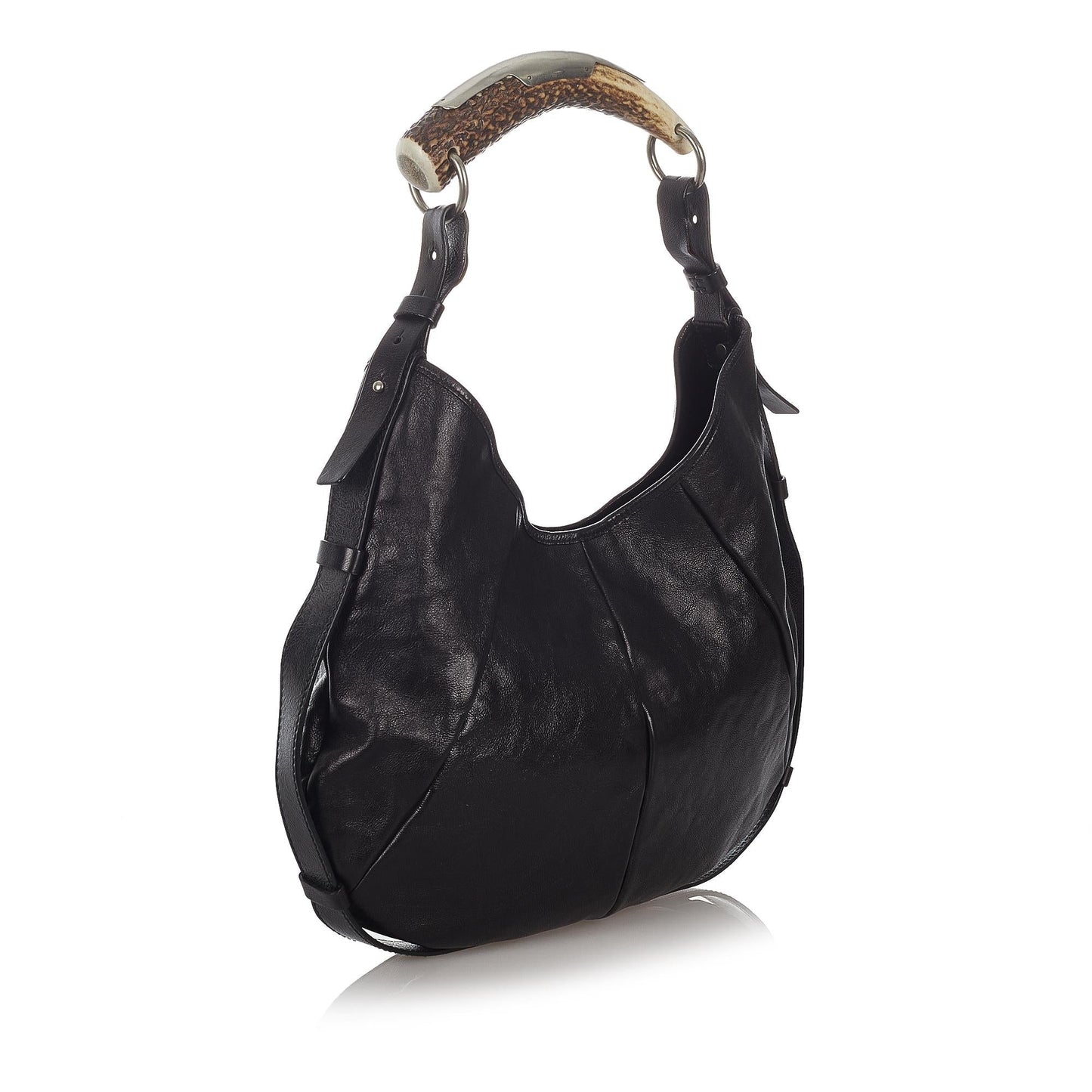 Saint Laurent Mombasa Leather Shoulder Bag (SHG-27088