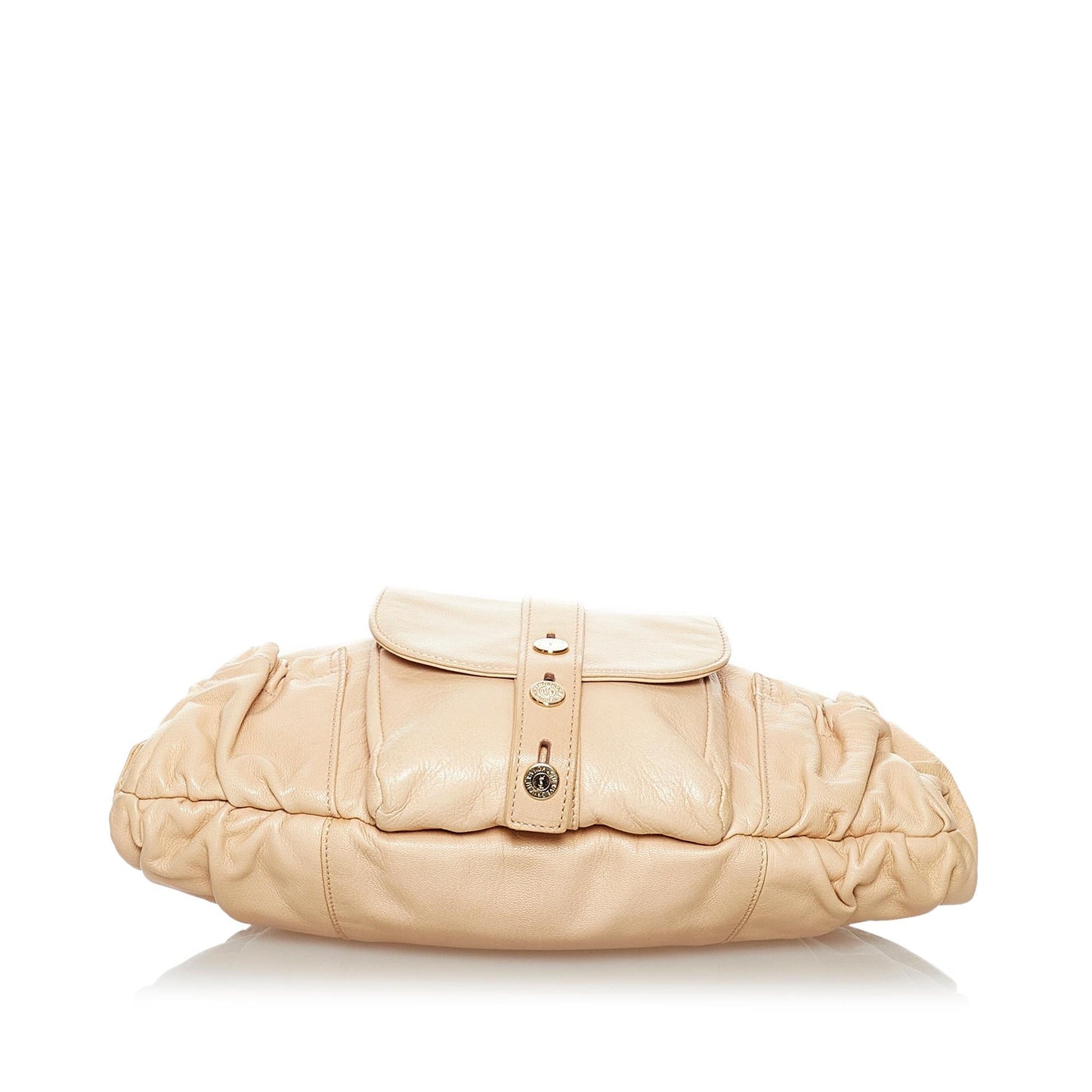 Saint Laurent Mombasa Leather Shoulder Bag (SHG-30544