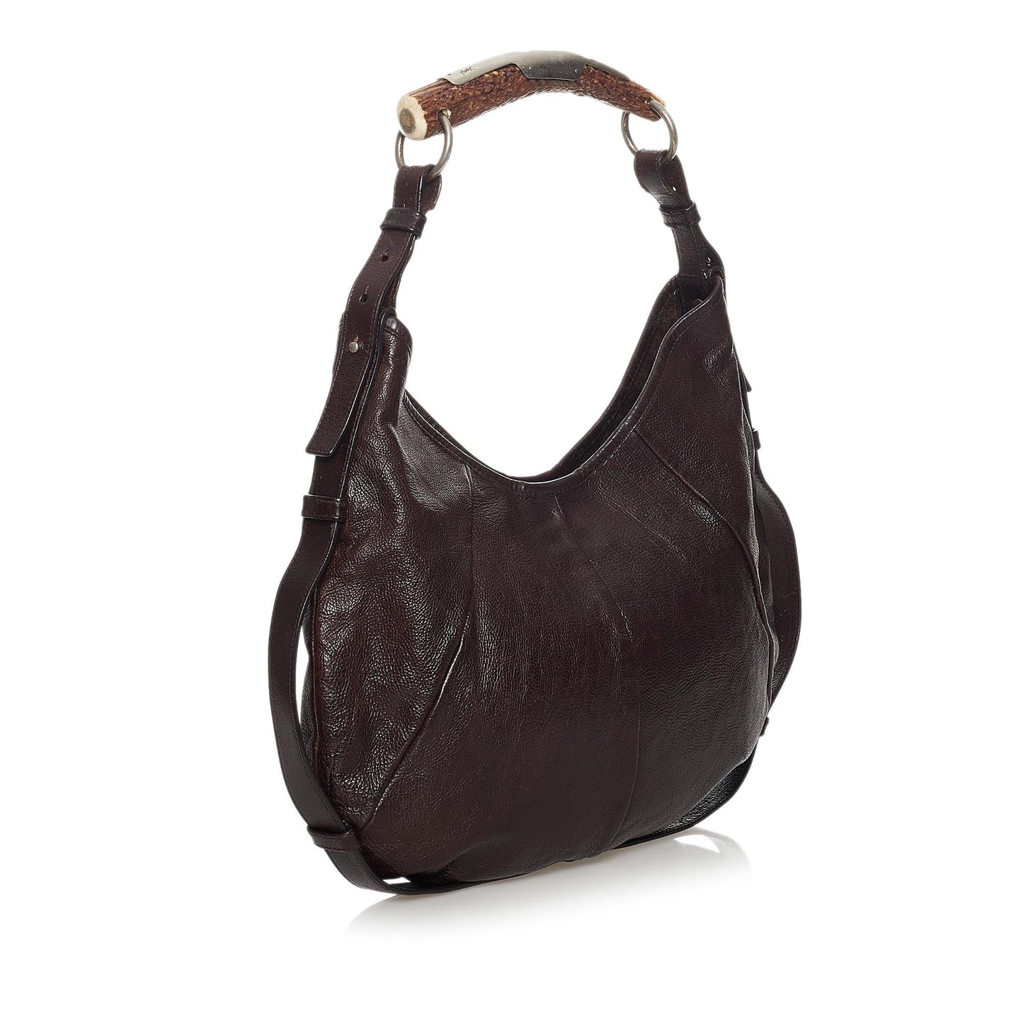 Saint Laurent Mombasa Leather Shoulder Bag (SHG-31287