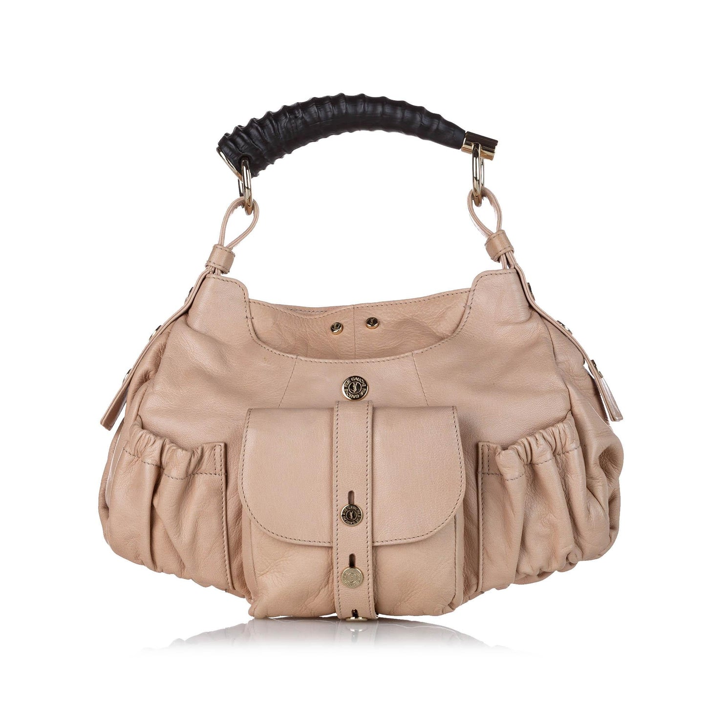 Saint Laurent Mombasa Leather Shoulder Bag (SHG-32467