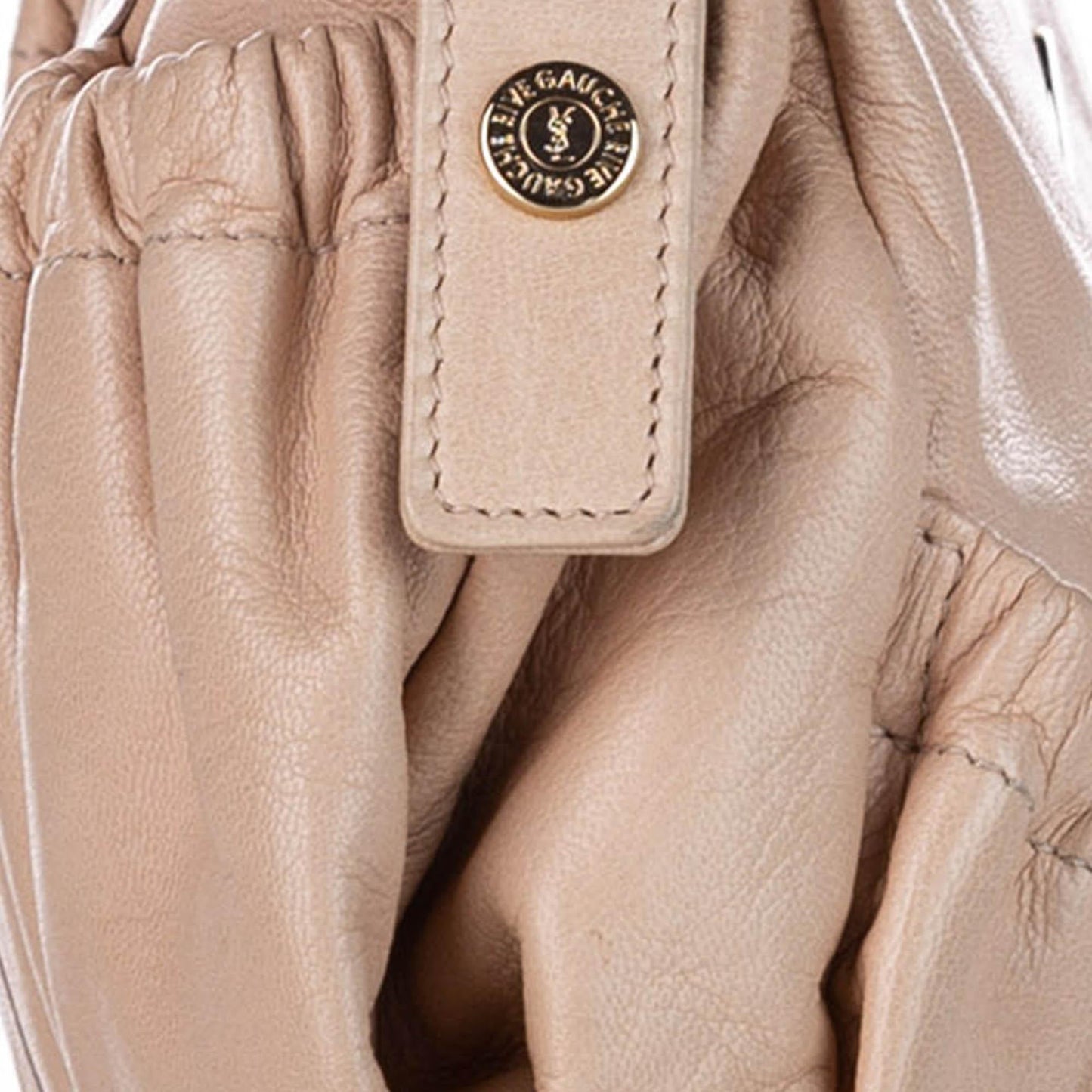 Saint Laurent Mombasa Leather Shoulder Bag (SHG-32467
