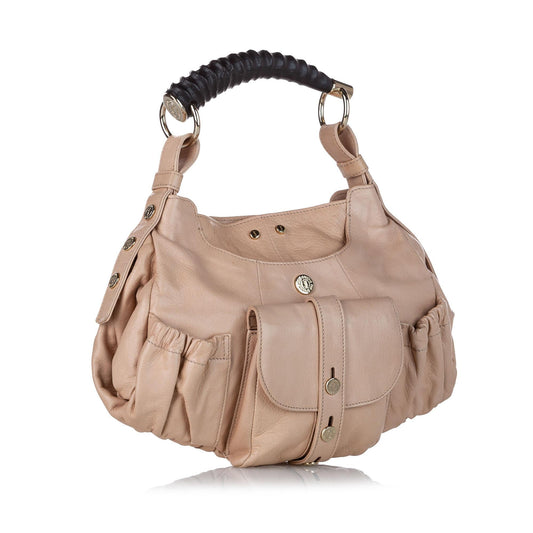 Saint Laurent Mombasa Leather Shoulder Bag (SHG-32467