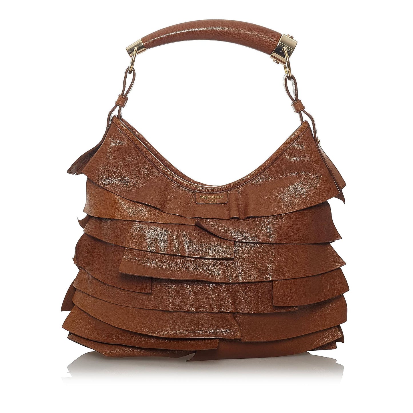 Saint Laurent Mombasa Saint Tropez Leather Shoulder Bag (SHG-28283