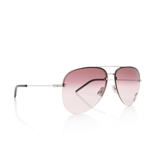 Saint Laurent Monochromatic Classic 11 Aviator Sunglasses 4K5z4q