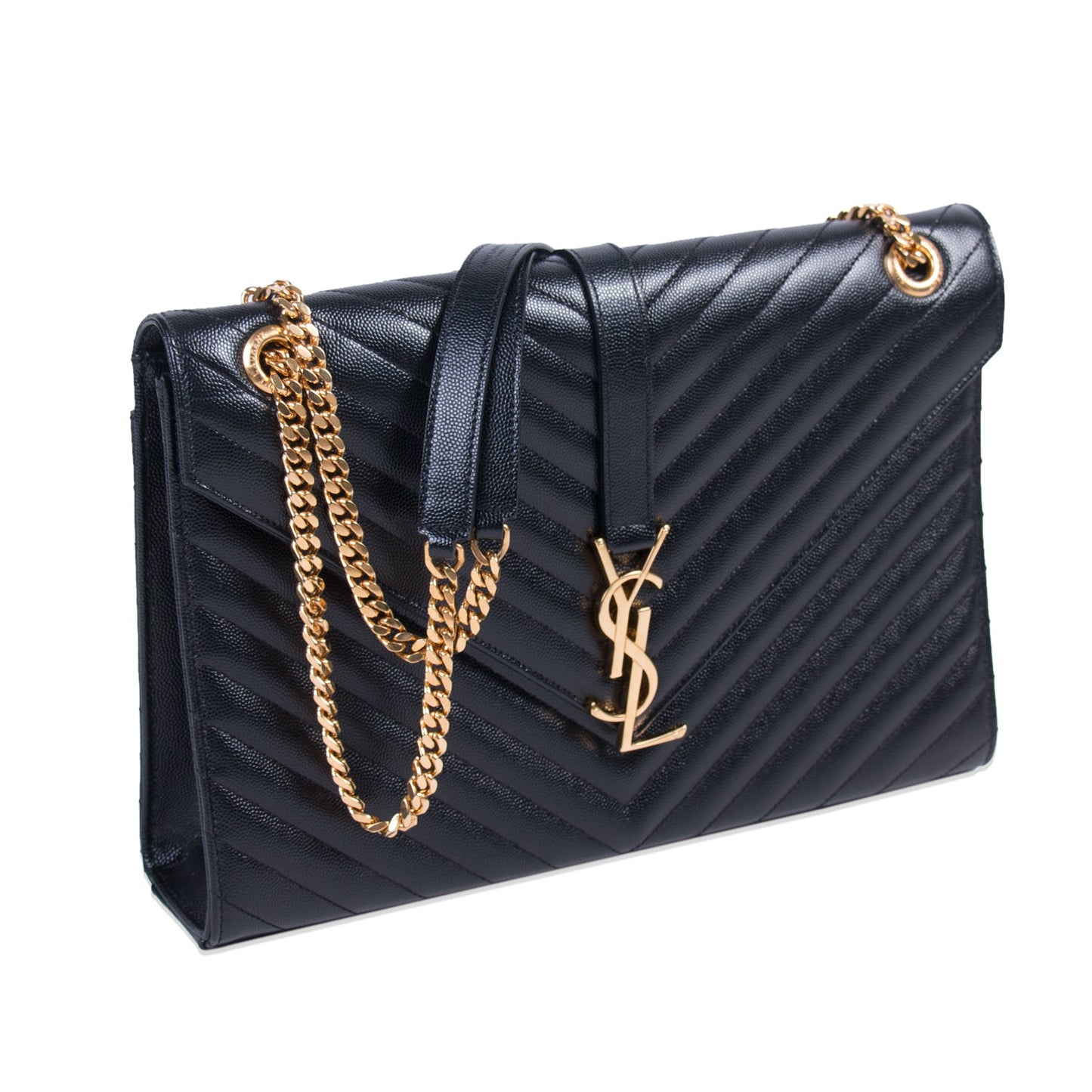 Saint Laurent Monogram Envelope Large Bag