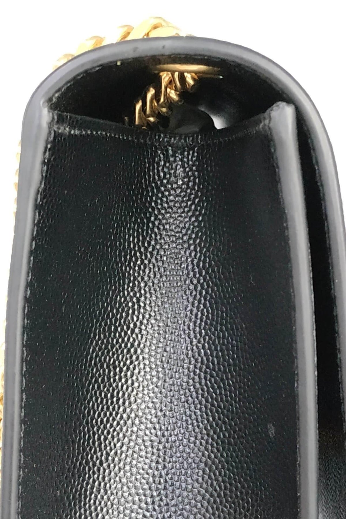 Monogram Medium Kate Black with Gold Hardware