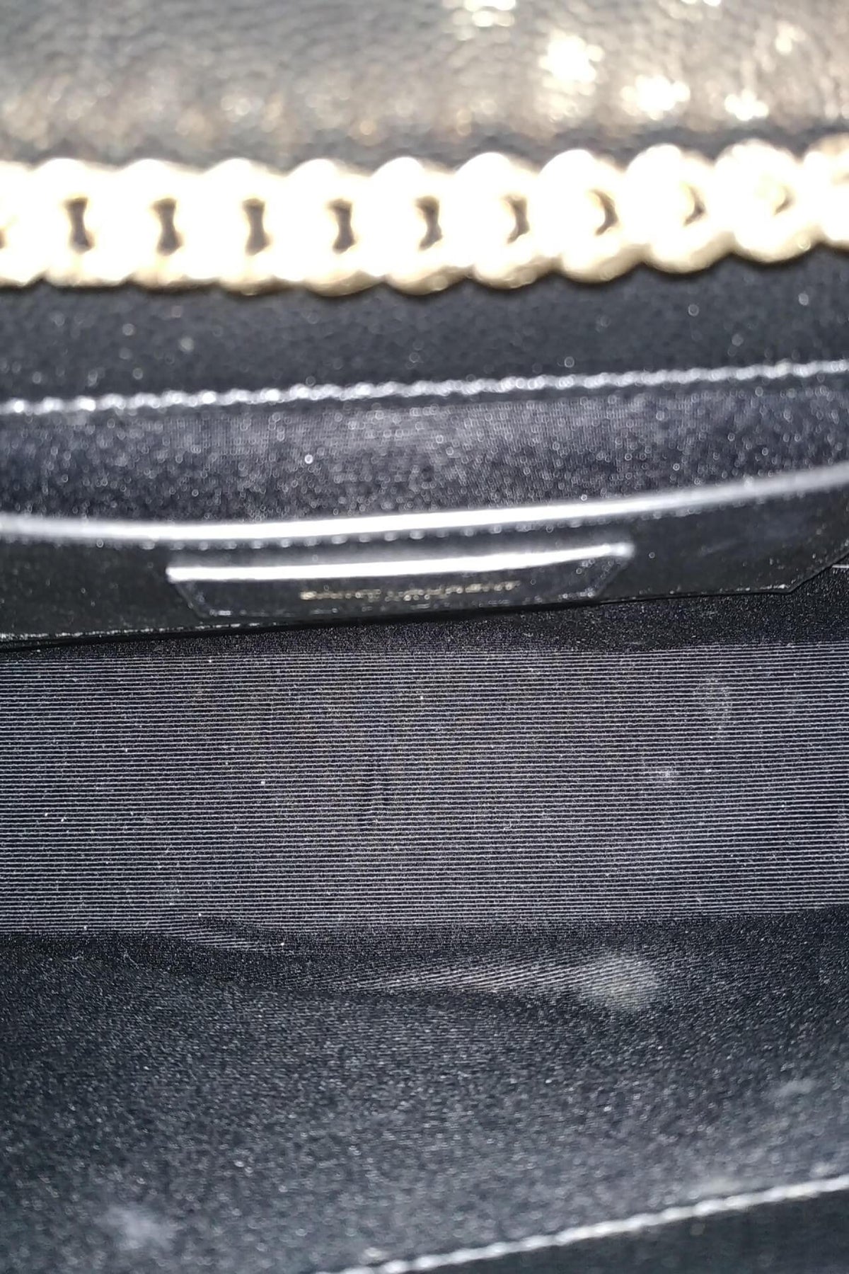 Monogram Medium Kate Black with Gold Hardware