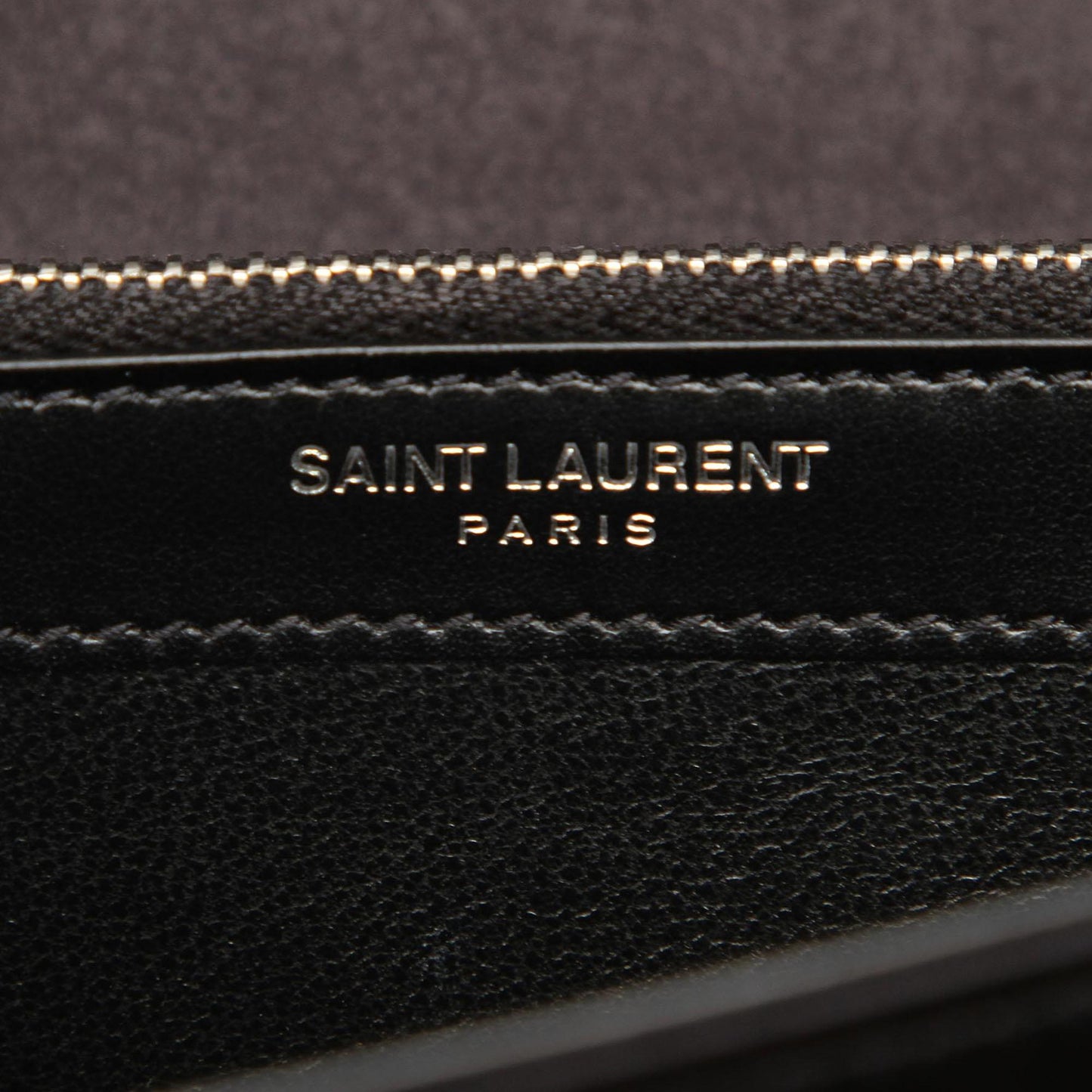 Saint Laurent Monogram Sequined Wallet on Chain (SHG-24959