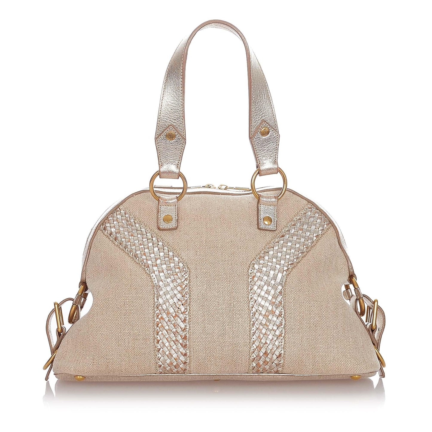 Saint Laurent Muse Canvas Satchel (SHG-22885
