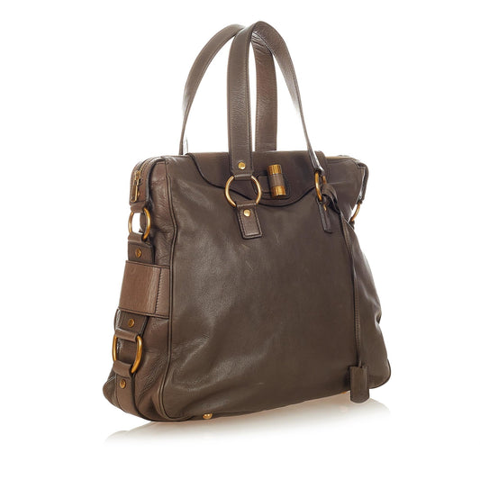 Saint Laurent Muse Leather Satchel (SHG-37234